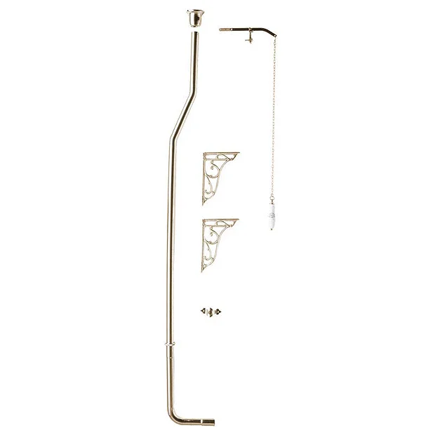 Victorian Plumbing Carlton Gold High Level Traditional Toilet (WC, Cistern + Pan) 3 Victorian Plumbing Carlton Gold High Level Traditional Toilet (WC, Cistern + Pan)