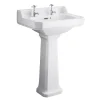 Victorian Plumbing Carlton Traditional Double Ended Roll Top Bathroom Suite -Croydex shop carltontraditionaldoubleendedrolltopbathroomsuite d2