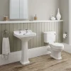 Victorian Plumbing Carlton Traditional Toilet With Soft Close Seat - Various Colour Options -Croydex shop carlwccs n d4