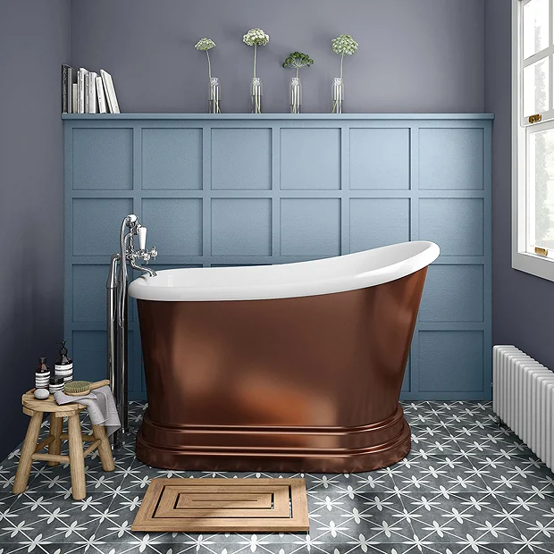 Chatsworth Copper Effect 1300 Short Roll Top Bath 4 Chatsworth Copper Effect 1300 Short Roll Top Bath - Image 2