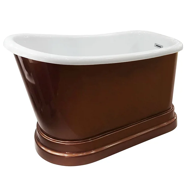 Chatsworth Copper Effect 1300 Short Roll Top Bath 6 Chatsworth Copper Effect 1300 Short Roll Top Bath - Image 4