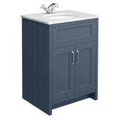Chatsworth Blue White Marble 4-Piece Low Level Bathroom Suite -Croydex shop cbluwmll4pc n d5