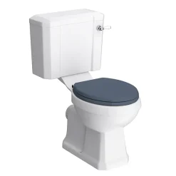 Chatsworth Blue Cloakroom Suite (Wall Hung Vanity Unit + Close Coupled Toilet) -Croydex shop cblwhs d2