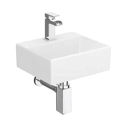 Victorian Plumbing Cubetto Modern Bathroom Suite -Croydex shop cbs01th d2n
