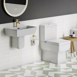 Victorian Plumbing Cubo Basin + Semi Pedestal (520mm Wide - 1 Tap Hole) 9 Victorian Plumbing Cubo Basin + Semi Pedestal (520mm Wide - 1 Tap Hole) -Croydex shop cbspdetail02