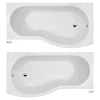 Cove Bathroom Suite With B-Shaped Shower Bath 1 Cove Bathroom Suite With B-Shaped Shower Bath -Croydex shop cbssb d2