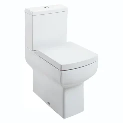Victorian Plumbing Cubo Modern Square BTW Close Coupled Toilet + Soft Close Seat 7 Victorian Plumbing Cubo Modern Square BTW Close Coupled Toilet + Soft Close Seat -Croydex shop cbtwcc d1