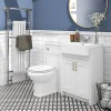 Chatsworth Traditional Back To Wall Pan + Soft Close Seat -Croydex shop cbtwsc d6