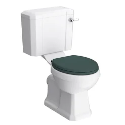 Chatsworth Green Close Coupled Roll Top Bathroom Suite -Croydex shop cccgrnbs nd1