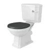 Chatsworth Traditional Corner Toilet + Soft Close Seat -Croydex shop cctblk d4