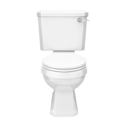 Nui Carlton Traditional Cloakroom Suite - Close Couple Toilet & Wall Hung Basin -Croydex shop cctcs n d2