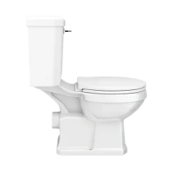 Nui Carlton Traditional Cloakroom Suite - Close Couple Toilet & Wall Hung Basin -Croydex shop cctcs n d3