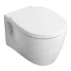 Ideal Standard Concept Freedom Raised Height Wall Hung Toilet -Croydex shop cfrhwhsc l