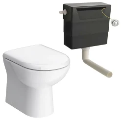 Cove Light Grey 500x330mm BTW Toilet Unit Inc. Cistern + Soft Close Seat 7 Cove Light Grey 500x330mm BTW Toilet Unit Inc. Cistern + Soft Close Seat -Croydex shop cg5033btwwc d1