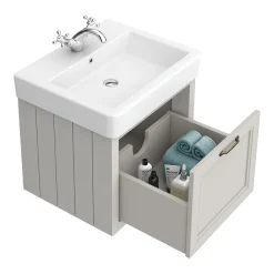 Chatsworth Grey Cloakroom Suite (Wall Hung Vanity Unit + Close Coupled Toilet) 11 Chatsworth Grey Cloakroom Suite (Wall Hung Vanity Unit + Close Coupled Toilet) -Croydex shop cgwhs d5