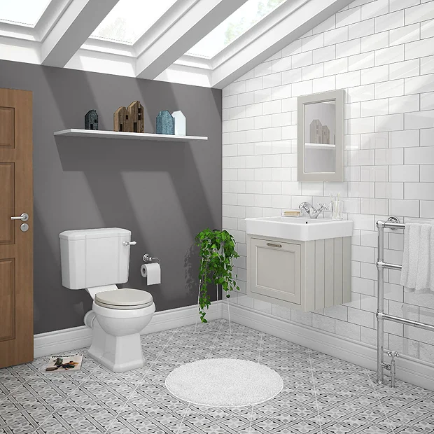 Chatsworth Grey Cloakroom Suite (Wall Hung Vanity Unit + Close Coupled Toilet) 4 Chatsworth Grey Cloakroom Suite (Wall Hung Vanity Unit + Close Coupled Toilet) - Image 2