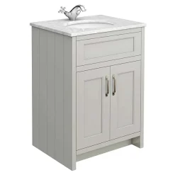 Chatsworth Grey White Marble 4-Piece Low Level Bathroom Suite -Croydex shop cgywmll4pc detail1