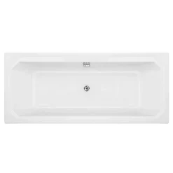 Chatsworth Art Deco 1800 X 800 Double Ended Bath + White Panels -Croydex shop ch18wht d1 2