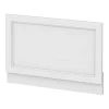 Chatsworth Art Deco 1800 X 800 Double Ended Bath + White Panels -Croydex shop ch18wht d3