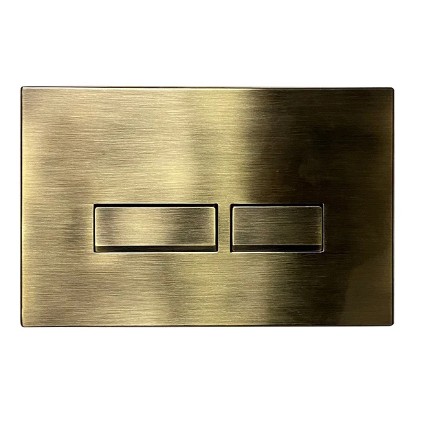 Chatsworth Compact Top/Front Flush Toilet Frame With Antique Brass Flush - Square Buttons 7 Chatsworth Compact Top/Front Flush Toilet Frame With Antique Brass Flush - Square Buttons - Image 5