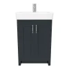 Chatsworth High Level Graphite Roll Top Bathroom Suite Inc. Black Bath -Croydex shop chlsblk d6