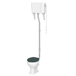 Chatsworth High Level Green Roll Top Bathroom Suite -Croydex shop chlsgrn d3