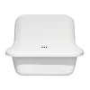 Chatsworth 600mm Roll Top Wall Hung Basin With Upstand Gloss White -Croydex shop chtbn01w lrg