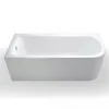 Cleargreen Bathroom Cleargreen Viride Offset 170cm X 75cm Single Ended Bath + Panel -Croydex shop cleargreenvirideoffset170cmx75cmsingleendedbathwithpaneld1