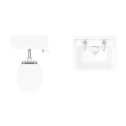 Nui Carlton Low Level Bathroom Suite -Croydex shop cllbs d2