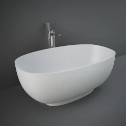 RAK Ceramic RAK Cloud Matt White Freestanding Bath (1400 X 753mm) -Croydex shop clobt14075500 l