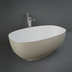 RAK Ceramic RAK Cloud Matt Cappuccino Freestanding Bath (1400 X 753mm) -Croydex shop clobt14075514 l