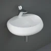 RAK Ceramic RAK Cloud 55cm 1TH Wall Hung Basin - Matt White 2 RAK Ceramic RAK Cloud 55cm 1TH Wall Hung Basin - Matt White -Croydex shop clowb5501500a l