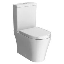 Hudson Reed Luna Flush To Wall Toilet + Soft Close Seat -Croydex shop cma009 d1