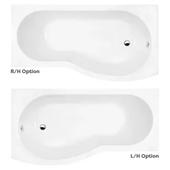 Victorian Plumbing Curved Modern Shower Bath Suite 10 Victorian Plumbing Curved Modern Shower Bath Suite -Croydex shop cmsbs n d1