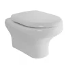 RAK Ceramic RAK Compact Wall Hung Pan + Quick Release Soft Close Urea Seat 2 RAK Ceramic RAK Compact Wall Hung Pan + Quick Release Soft Close Urea Seat -Croydex shop companwh010 l