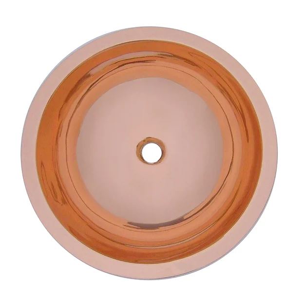 The Period Bathroom Company Trafalgar Polished Copper 407mm Round Counter Top Basin 5 The Period Bathroom Company Trafalgar Polished Copper 407mm Round Counter Top Basin - Image 3
