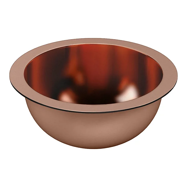 The Period Bathroom Company Trafalgar Polished Copper 407mm Round Counter Top Basin 3 The Period Bathroom Company Trafalgar Polished Copper 407mm Round Counter Top Basin