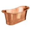 The Period Bathroom Company Trafalgar Copper 1700 X 710mm Double Ended Slipper Roll Top Bath Tub -Croydex shop copd117 detail2