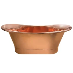 The Period Bathroom Company Trafalgar Copper 1700 X 710mm Double Ended Slipper Roll Top Bath Tub 7 The Period Bathroom Company Trafalgar Copper 1700 X 710mm Double Ended Slipper Roll Top Bath Tub -Croydex shop copd117d1