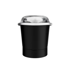 The Period Bathroom Company Trafalgar Matt Black 1700 X 710mm Double Ended Slipper Roll Top Bath Tub (Nickel Inside)