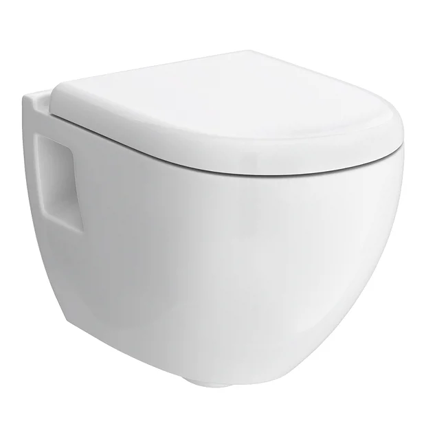 Hudson Reed Round Wall Hung Pan + Top-Fix Soft-Close Seat 4 Hudson Reed Round Wall Hung Pan + Top-Fix Soft-Close Seat - Image 2