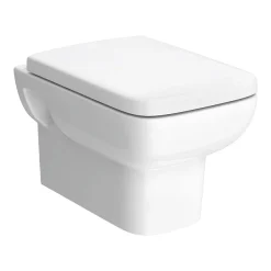 Hudson Reed Arlo Square Wall Hung Pan With Top-Fix Soft Close Seat -Croydex shop cpa005 lrg