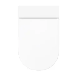 Hudson Reed Luna Round Back To Wall Pan With Top-Fixing Soft Close Seat