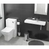 Valencia 800mm Wall Hung Polymarble Basin With Integrated Shelf -Croydex shop cplus01d2