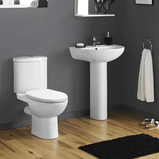 Cove Rimless 4-Piece Modern Bathroom Suite 4 Cove Rimless 4-Piece Modern Bathroom Suite - Image 2