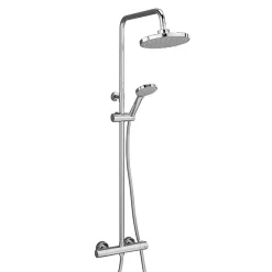 Cruze Bathroom Cruze Shower Bath + Exposed Shower Pack (1700 B Shaped With Screen + Panel) -Croydex shop cruzeshowerbathexposedshowerpack d1