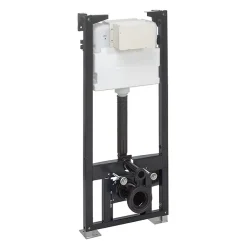 Crosswater MPRO Matt Black / Kai Toilet + Concealed WC Cistern With Wall Hung Frame -Croydex shop crwcbn01 d3 1