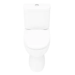 Cove Rimless Close Coupled Toilet + Soft Close Seat