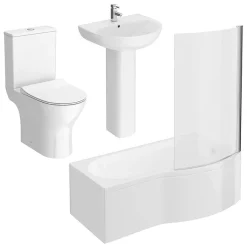 Cruze Bathroom Cruze Modern Shower Bathroom Suite -Croydex shop crzbs detail1