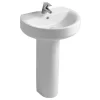 Ideal Standard Connect Sphere 1TH Basin + Pedestal -Croydex shop cs501thf l